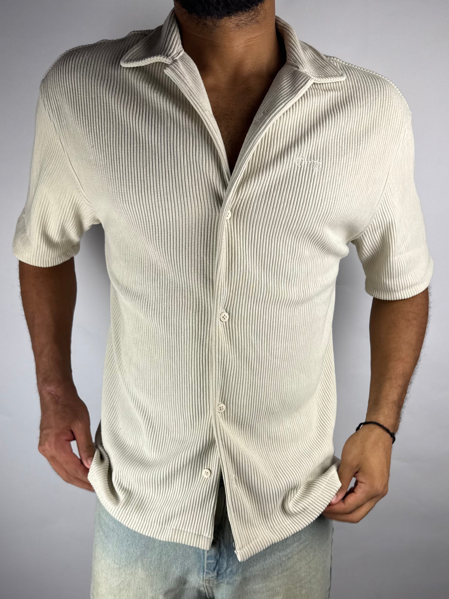 CORD SHIRT - BEIGE