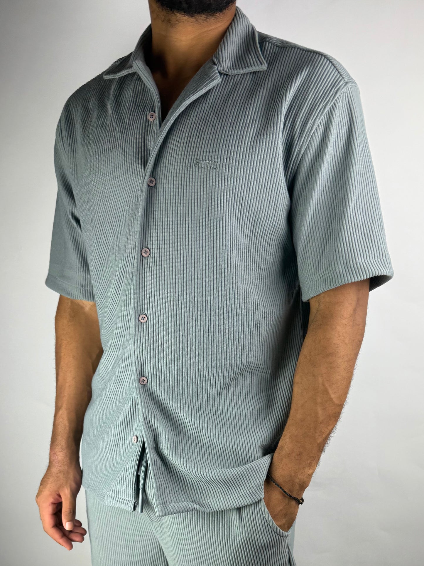 CORD SHIRT - GREY