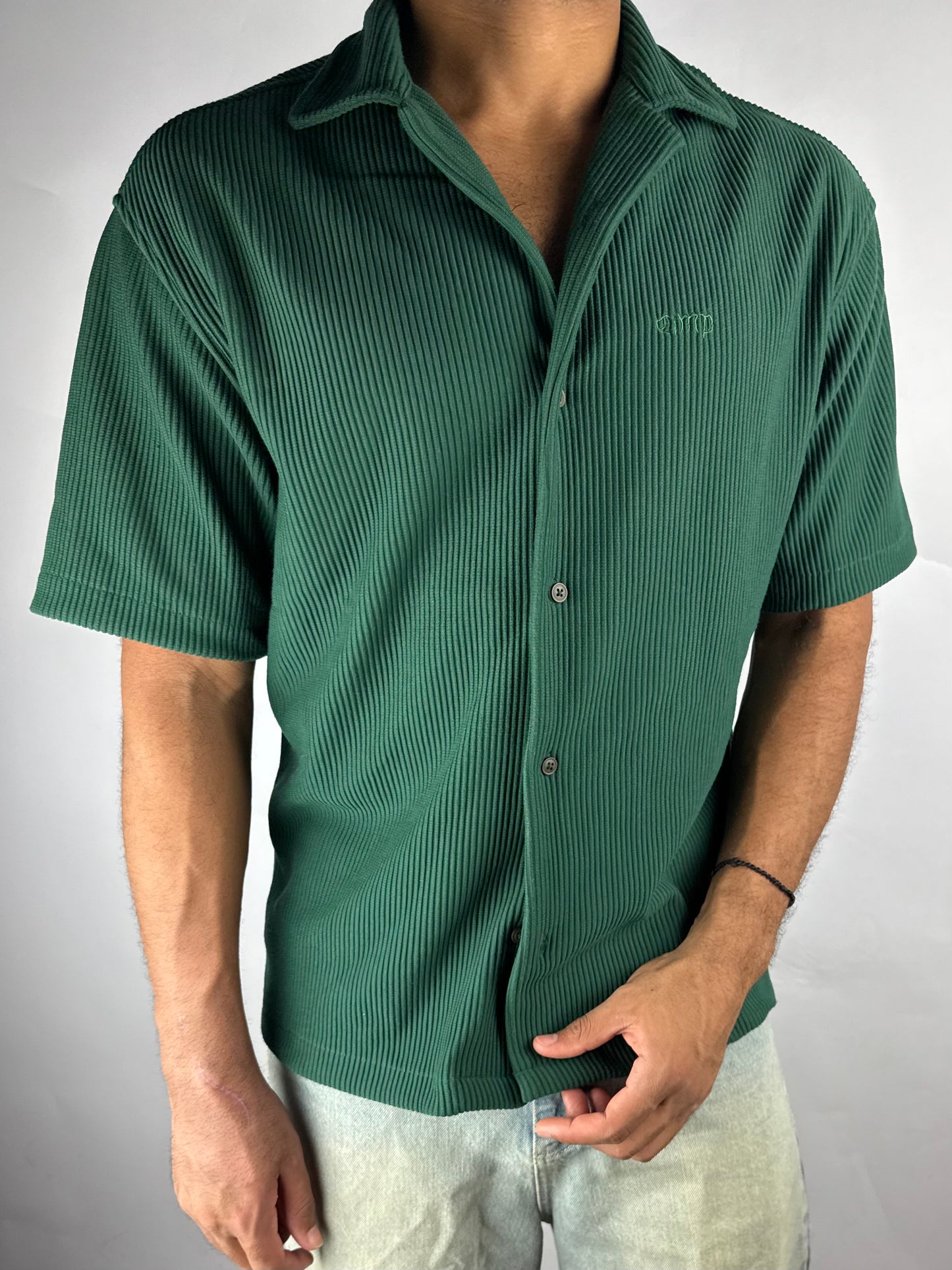 CORD SHIRT - GREEN