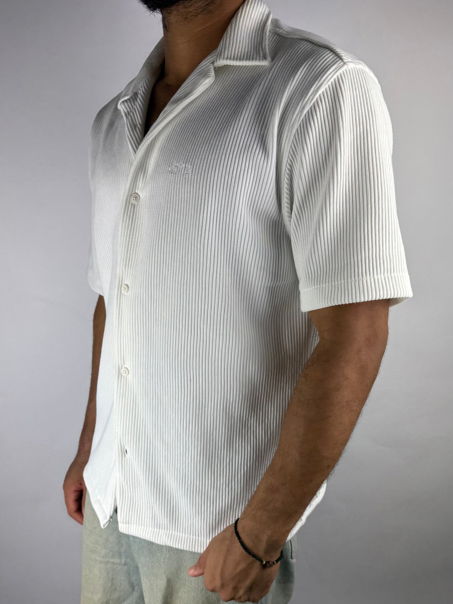 CORD SHIRT - WHITE