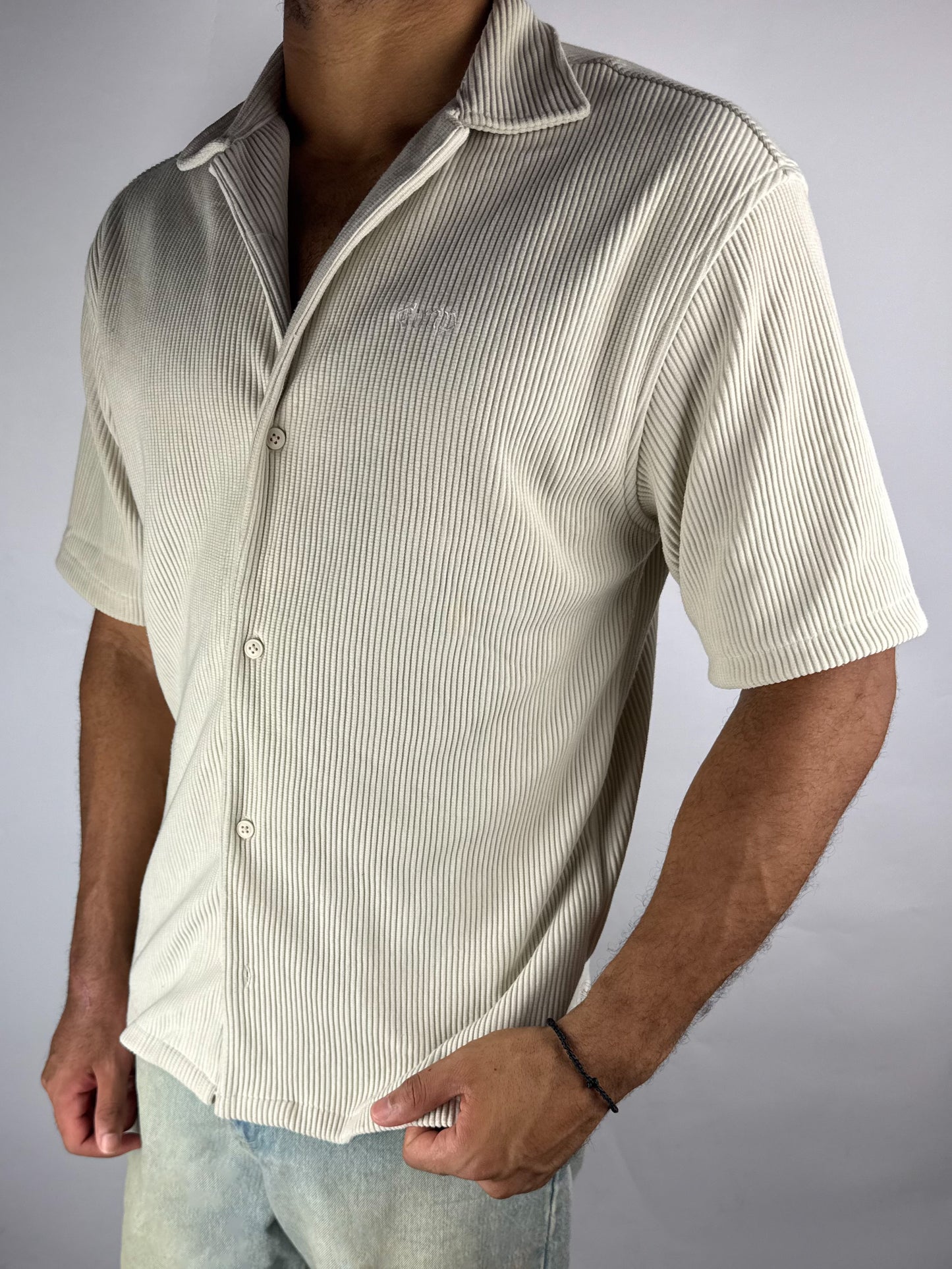 CORD SHIRT - BEIGE