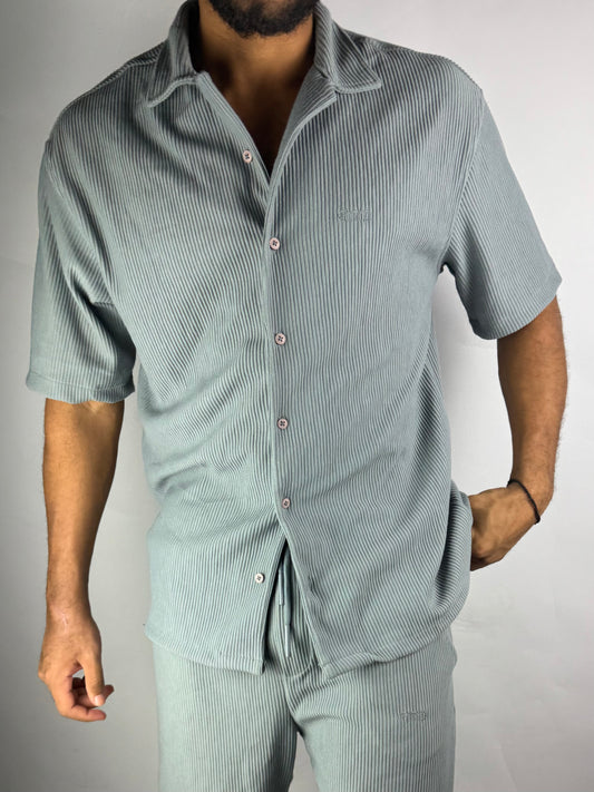 CORD SHIRT - GREY