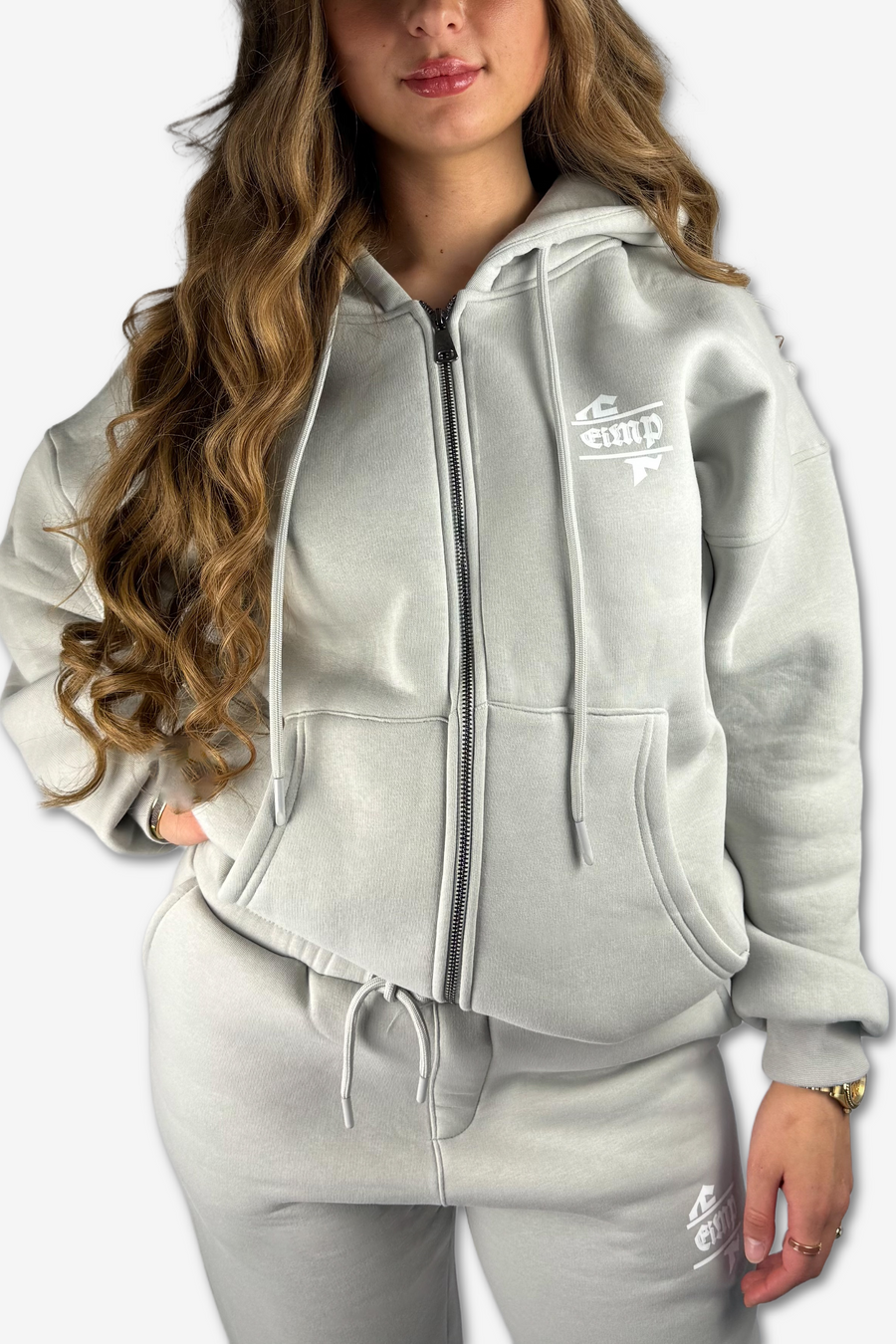 ZIPPER - LIGHT GREY (W)